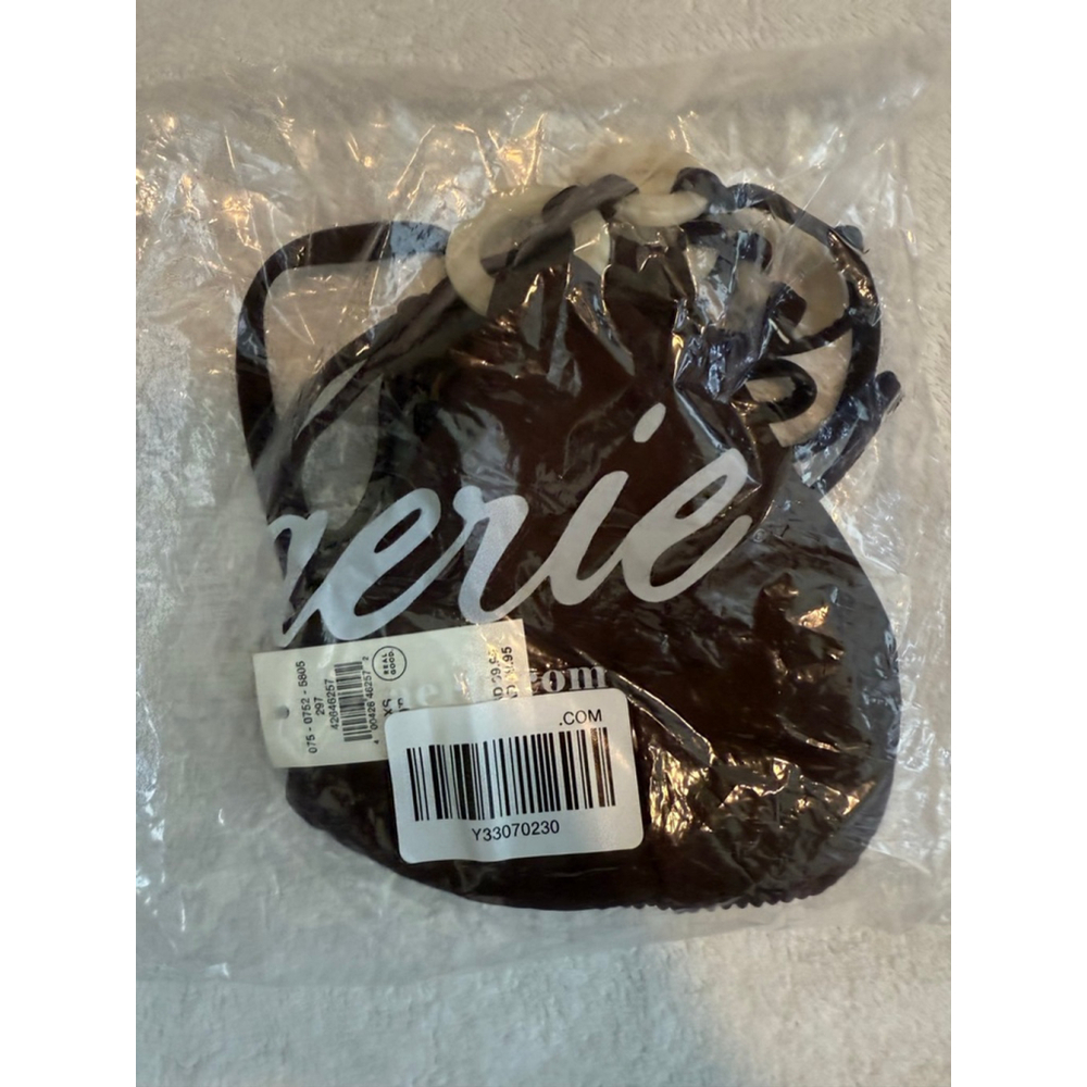 Women's Aerie Triangle Bikini Top XS Brown - Picture 10 of 10
